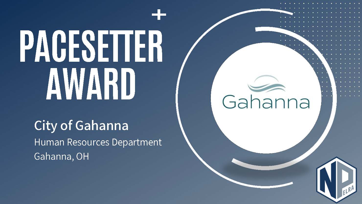Pacesetter Award_City of Gahanna